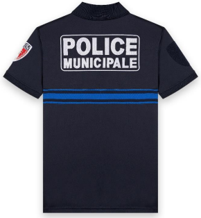 Polo Manches Courtes maille respirante Police Municipale