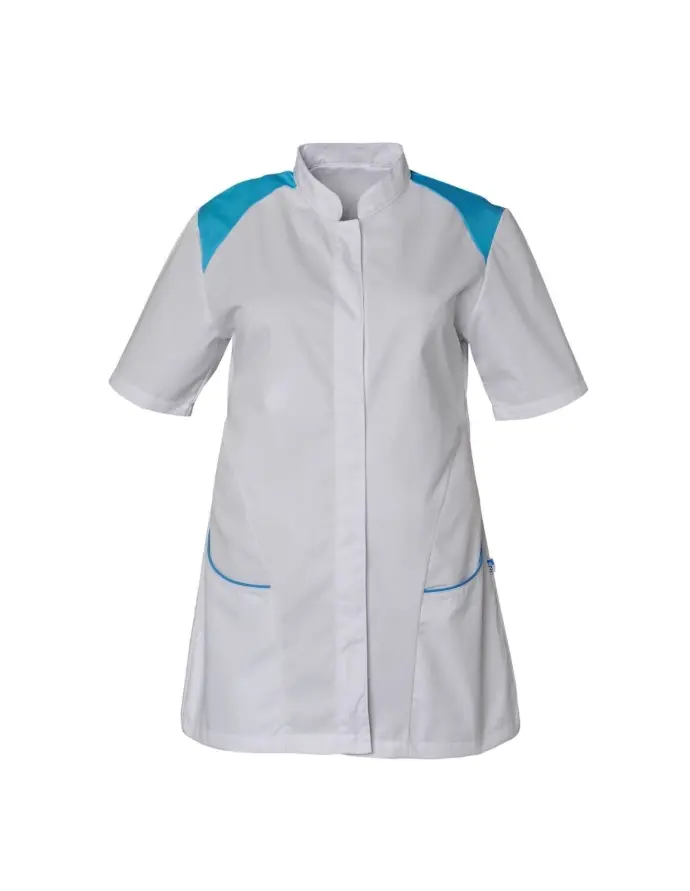 Blouse blanche manches courtes - ADELE SNV 