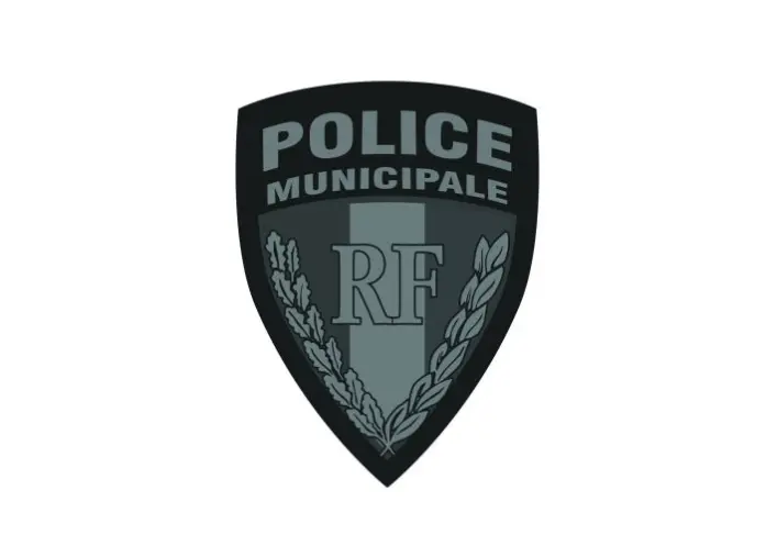 Écusson PVC 3D Police Municipale basse visibilité 