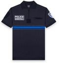 Polo Manches Courtes maille respirante Police Municipale