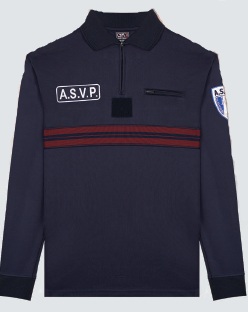 Polo Manches Longues maille respirante ASVP