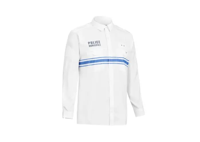 Chemise blanche Manches Longues Police Municipale 