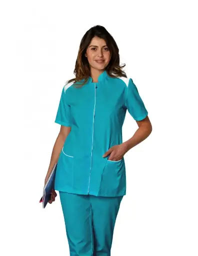Blouse colorée manches courtes - ADELE SNV 