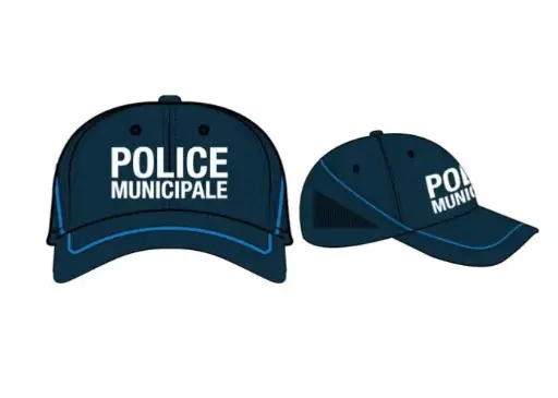 Casquette souple baseball liseré Gitane Police Municipale 