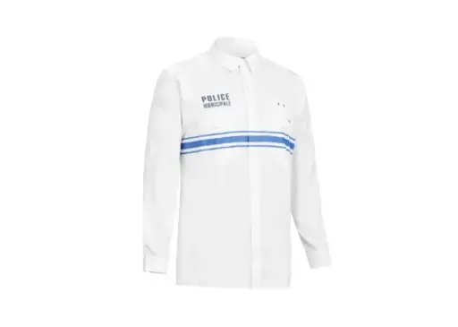 Chemise blanche Manches Longues Police Municipale 