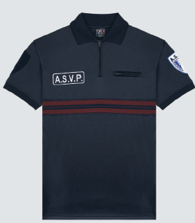 Polo Manches Courtes maille respirante ASVP