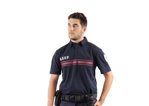 Polo Manches Courtes maille respirante ASVP - DRY TEC